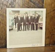 FOUND VINTAGE PHOTO PICTURE -Well Dressed Men picture