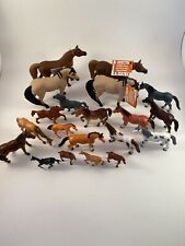 Mixed Lot (20) Plastic Horse Figures Safari Ltd, ERTL & Other Unbranded picture