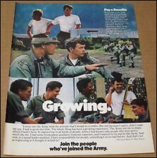 1978 US Army Print Ad Advertisement Vintage USA United States Tareyton Cigarette picture