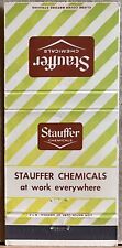 Stauffer Chemicals Dayton NJ New Jersey Insecticides Vintage Matchbook Cover picture