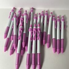 Breast Cancer Awareness 20 Pcs Pink Ribbon Ballpoint Pens, Black Ink picture