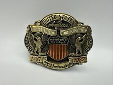 United States US Constitution 200th Anniversary 1987 Commemorative Belt Buckle picture