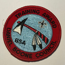 Daniel Boone Council Training Award  Boy Scout patch MC5 picture