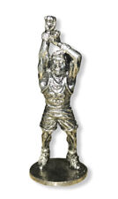 Metzke Pewter 1993 Basketball Figure Piece From Tic Tac Toe Game RARE picture