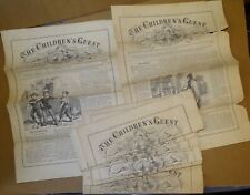 The Children's Guest 1860 bi-monthly Sunday School Paper (10 issues) picture