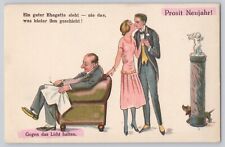 Hold To Light Postcard HTL New Year: A Good Spouse Never Sees What Behind Him picture