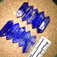 10pcs Bulk Blue Smelting Quartz Crystal Small DT Points Double Terminated Wands picture
