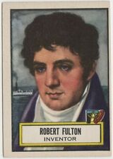 Robert Fulton 1952 TOPPS LOOK N SEE Trading Card #73 E4 picture