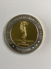 Tropicana Folies Bergere Twenty Dollar  .999 Fine Silver Chip 35th Anniversary picture