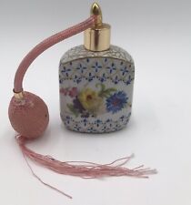 Vintage Atomizer Perfume Bottle Paris Royal Peint A La Main France, gold accents picture
