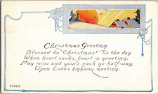 1924 Christmas Greetings Postcard from California picture