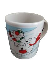 Vintage 1996 Coca-cola  Coke Brand Polar Bear Mug Coffee Tea Cocoa Cup picture