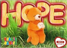 1999 Hope the Praying Bear 96 Series 3 2nd Edition TY Beanie Baby TCG  picture
