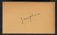 Yuri Gagarin 1st Man in Space Autograph Reprint On Original Period 1961 3X5 Card picture