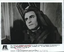 1989 Press Photo Sir Laurence Olivier stars in a production of 