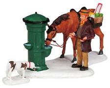 Lemax 2001 Horse Trough Village Collection #13368 Dog Drink Water Old Wild West picture