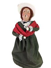 Vintage 1993 Byers Choice The Carolers Choir Lady 13” Christmas Figure Doll Nice picture