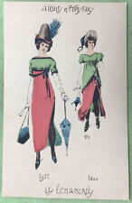 All Echancree Style Mucha Petite Fashion Girls 1911 Vintage Postcard picture