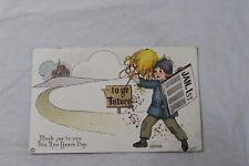 Vintage Postcard New Years Embossed Unposted To Ye Future picture