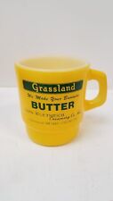 Vintage Anchor Hocking Grassland Creamery We make Your Business Butter Mug picture