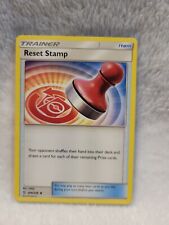 Pokémon TCG Sun and Moon Trainer-Item Reset Stamp NM x4  picture