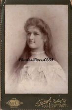 LIVERPOOL CABINET CARD LADY NAMED 