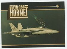 F/A-18C Hornet Postcard fighter over US aircraft carrier Eisenhower Persian Gulf picture