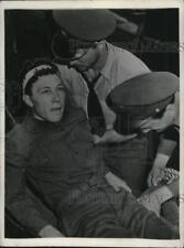 1942 Press Photo Nolan Jones Shrapnel wounds in Alaskan raid by Japanese picture