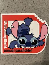 Walt Disney World Authentic Annual Passholder Stitch Car Fridge Magnet AP 2024 picture