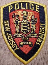 NJ New Jersey Transit Police Patch (3.75In Tall/Chest Sz) picture