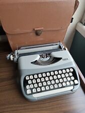 Vintage Royal Royalite Typewriter & Leather Case Made In Holland 1962 picture