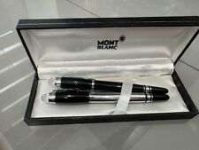 Gorgeous Lot Of 2 Montblanc Ballpoint Pens In Box picture