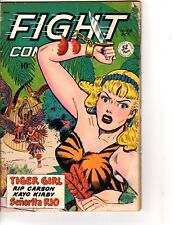 Fight Comics # 58 (VG 4.0) 1948 GGA. Tiger Girl. picture