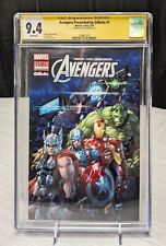 Avengers presented by Gillette #1 CGC 9.4 Signed Stan Lee SS WOW Marvel picture
