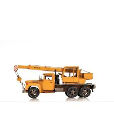 Metal Handmade Tin Crane Truck Model picture