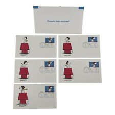 Vtg 2001 SNOOPY Flying Ace 1st DAY of ISSUE Stamped Envelopes PEANUTS Gang picture