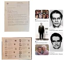 FBI DIRECTOR'S Notice,  Donald Eugene Webb, Dated 7-13-1981 picture