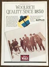 1989 Woolrich Mens & Outdoor Wear Print Ad Quality Since 1830 Cool Sepia Photo picture