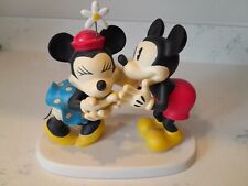 Rare 2015 Walt Disney Showcase Collection Porcelain Mickey And Minnie Mouse Art picture