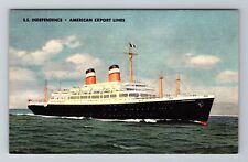 SS Independence, Ships, Transportation, Antique Vintage Souvenir Postcard picture