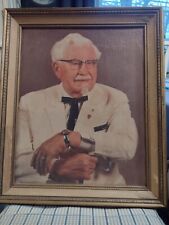 Vintage Colonel Sanders Store  Advertising Portrait Very Rare picture