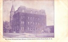 Vintage Postcard 1900's The Great Fireproof Seed House Of John Lewis Floral Park picture