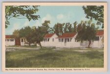 c 1910 Bay Vista Lodge Cabins Shediac Bay N.B. Canada Vintage Postcard picture