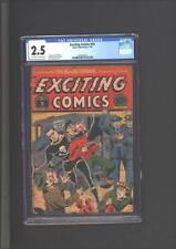 Exciting Comics #43 CGC 2.5 Schomburg Armored Car Robbery Cover 1946 picture