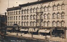 RPPC Syracuse New York Hotel Jefferson Street View Signs Real Photo Postcard picture