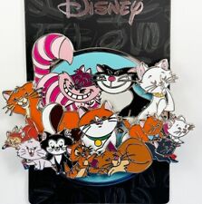 Disney THE CAT PACK LE300 Pin ARISTOCATS FIGARO LUCIFER YZMA OLIVER MARIE DINAH picture