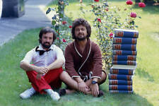 Italian satirical author Antonio Ricci & Italian comedian Bepp- 1979 Old Photo picture
