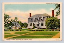 Postcard Moore House Yorktown Virginia VA, Vintage Linen K18 picture