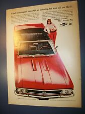 1966 Chevy Chevelle SS 396 mid-size mag car ad-