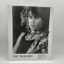 Pat Travers Signed Promo Photo picture